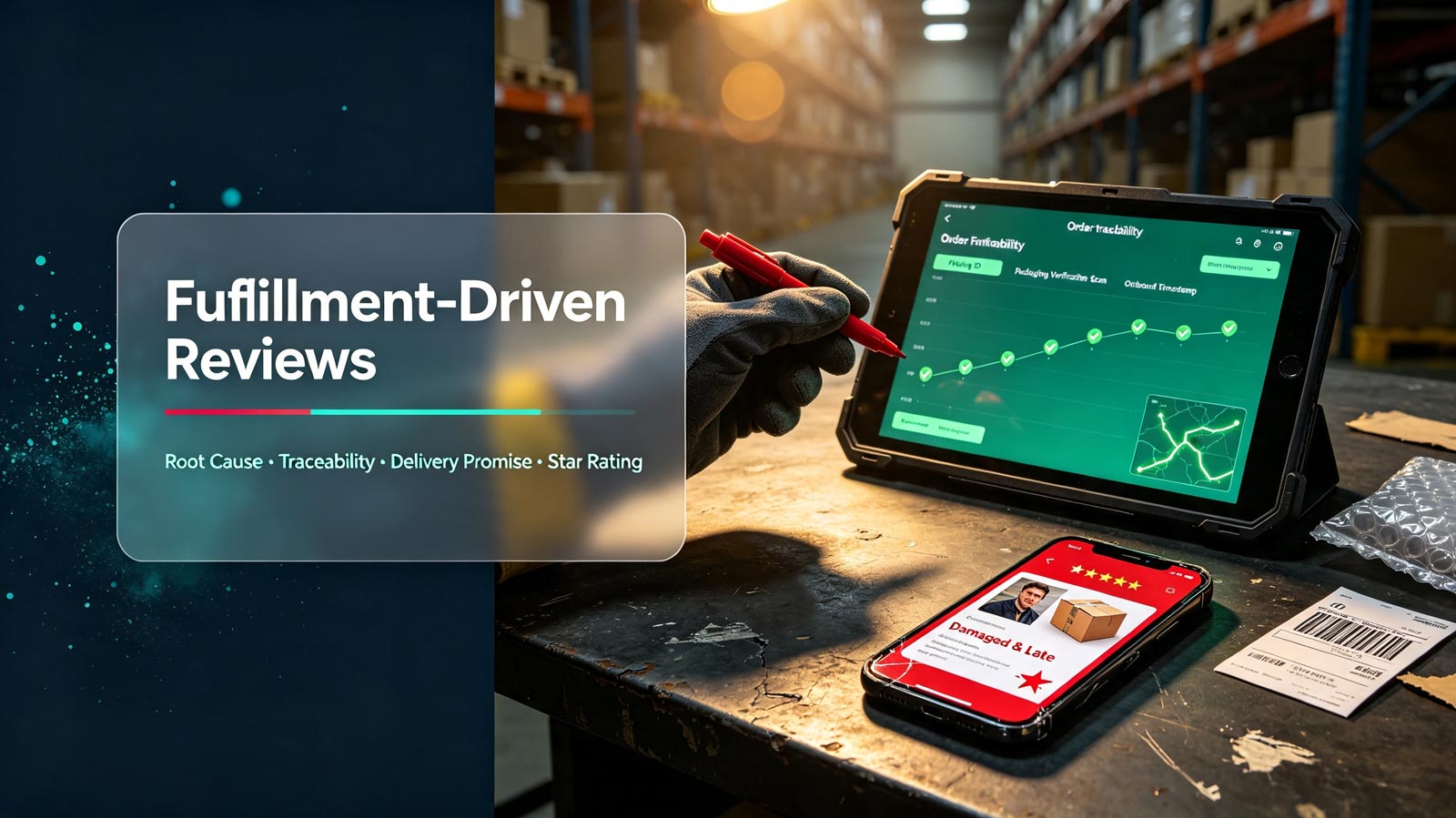 Trace Negative Reviews & Lift Store Rating via Fulfillment Optimization