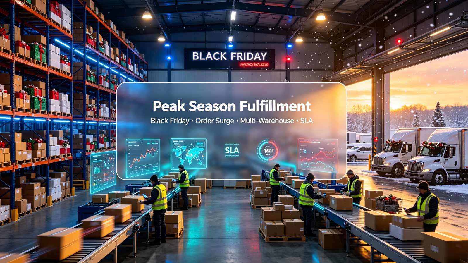 Peak Season Fulfillment Risk Prevention & Capacity Solution For Black Friday & Holiday Shopping