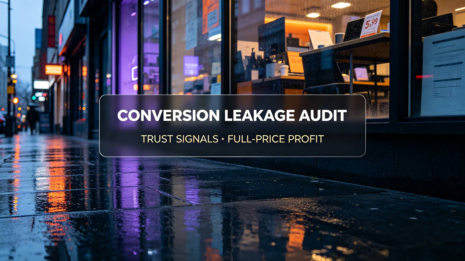 A 3‑Dimension Store Trust Diagnostic: Locate Silent Conversion Loss on Your DTC Site