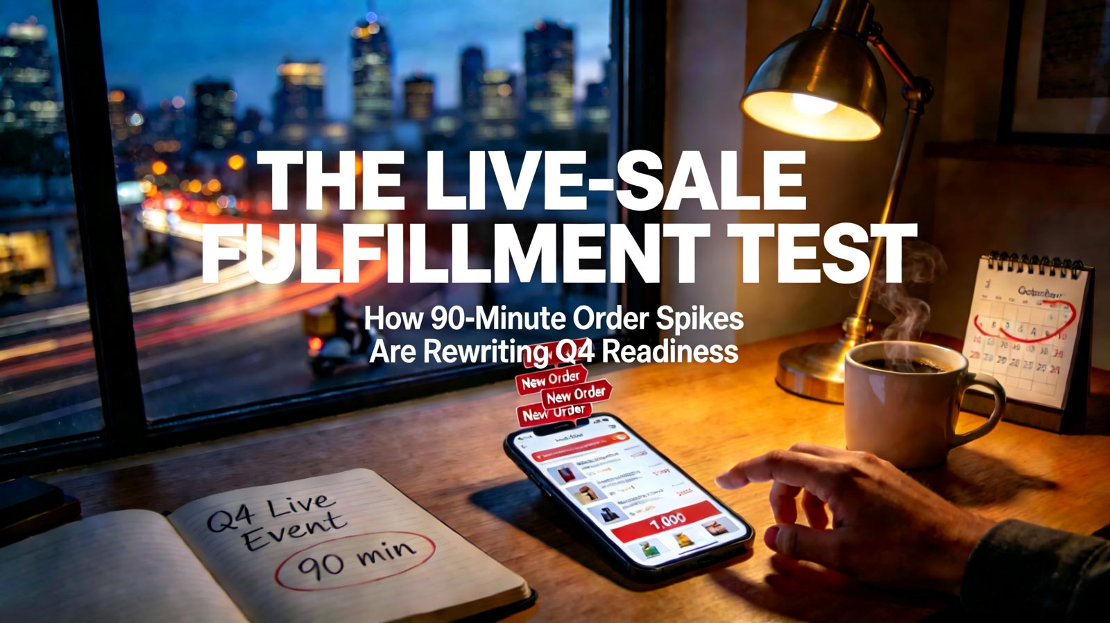 The Live-Sale Fulfillment Test: How 90-Minute Order Spikes Are Rewriting Q4 Readiness