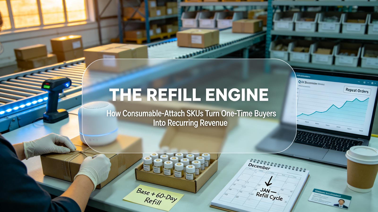 The Refill Engine: How Consumable‑Attach SKUs Turn One‑Time Buyers Into Predictable Recurring Revenue