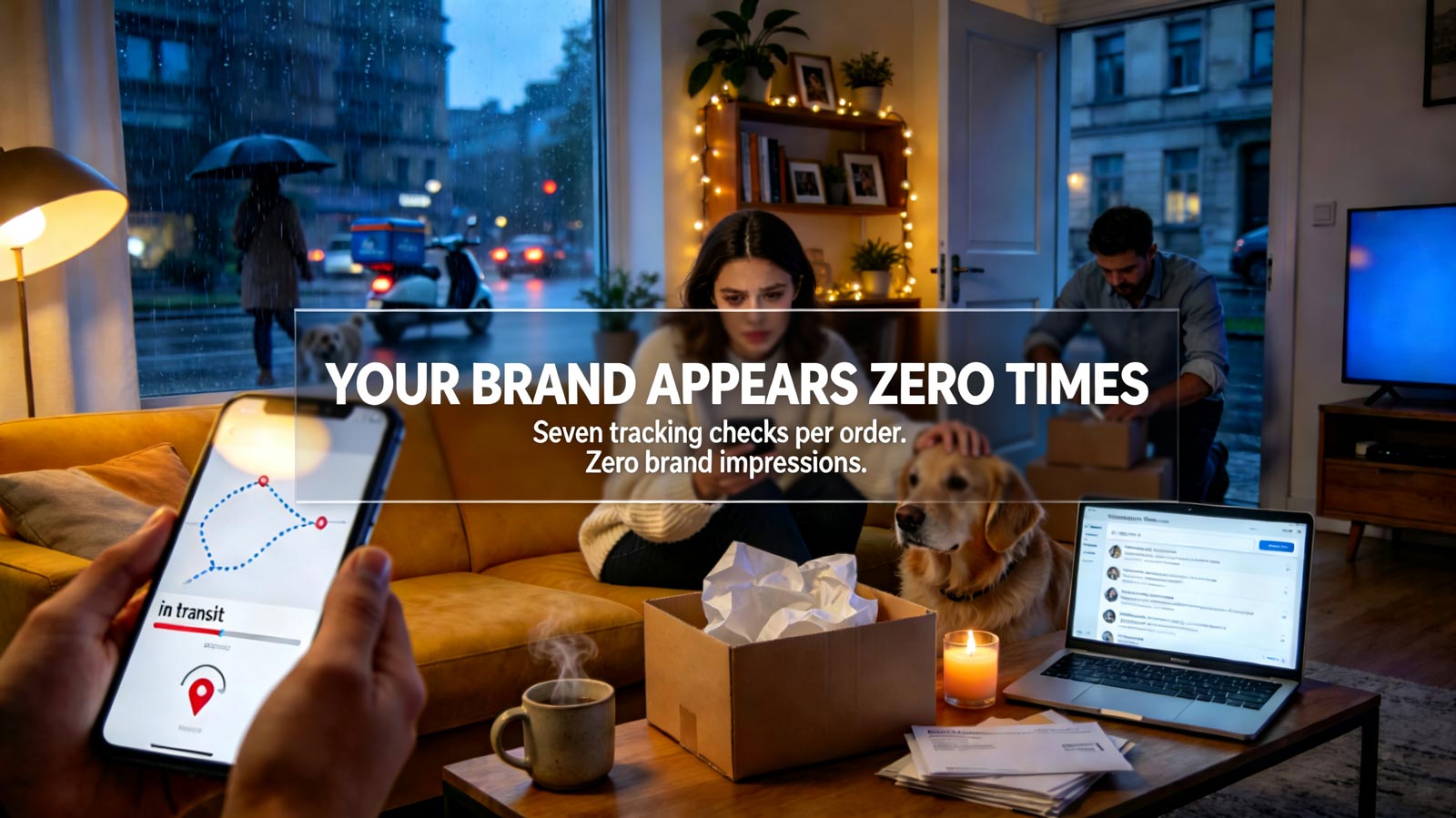 ustomers Check Tracking Seven Times per Order. Your Brand Appears Zero Times.